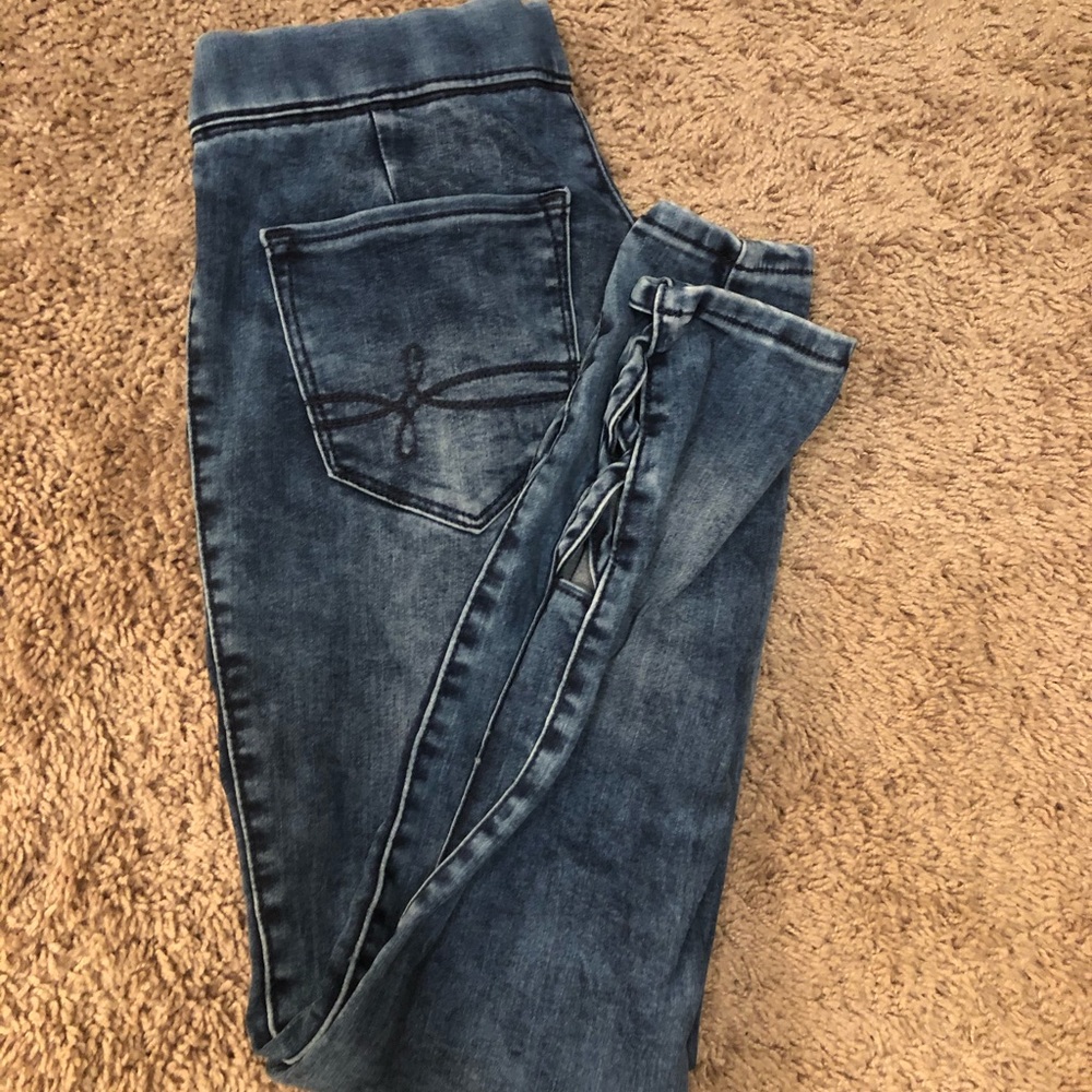 Low Rise Ankle Jeggings